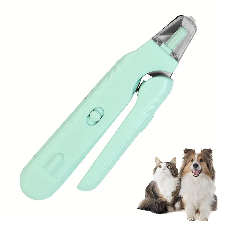 2-In-1 Pet Rechargeable Nail Scissors F49-8-1113 Blue