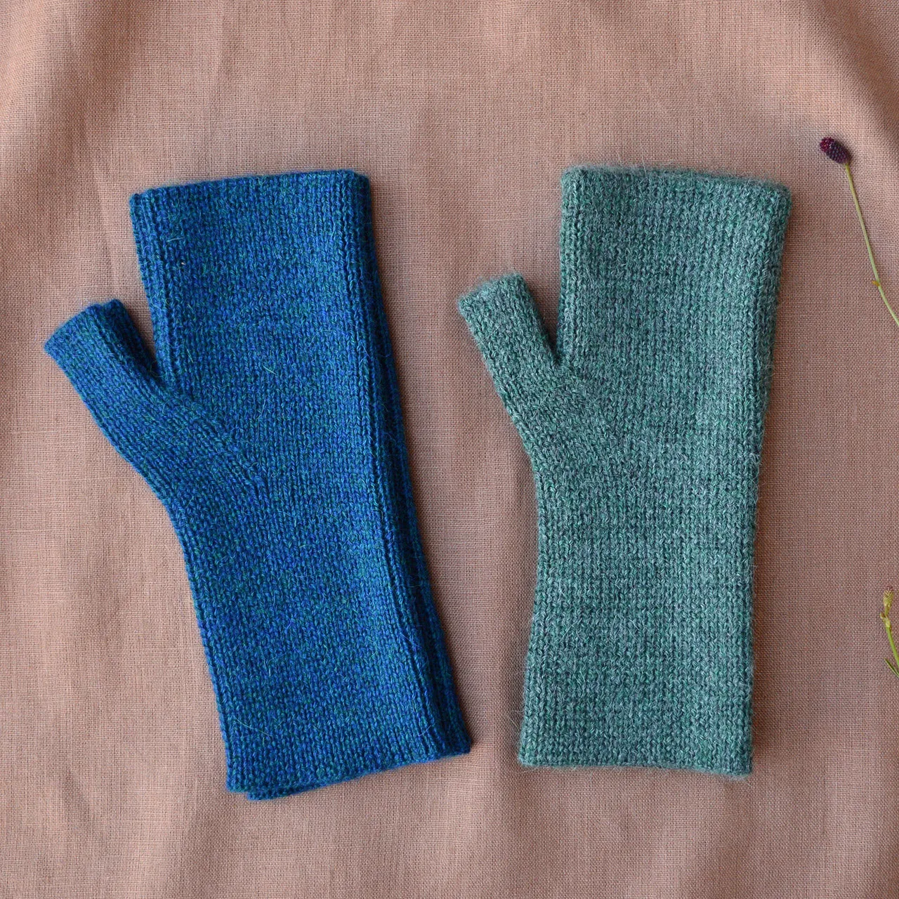 Adults Fingerless Gloves - 100% Baby Alpaca