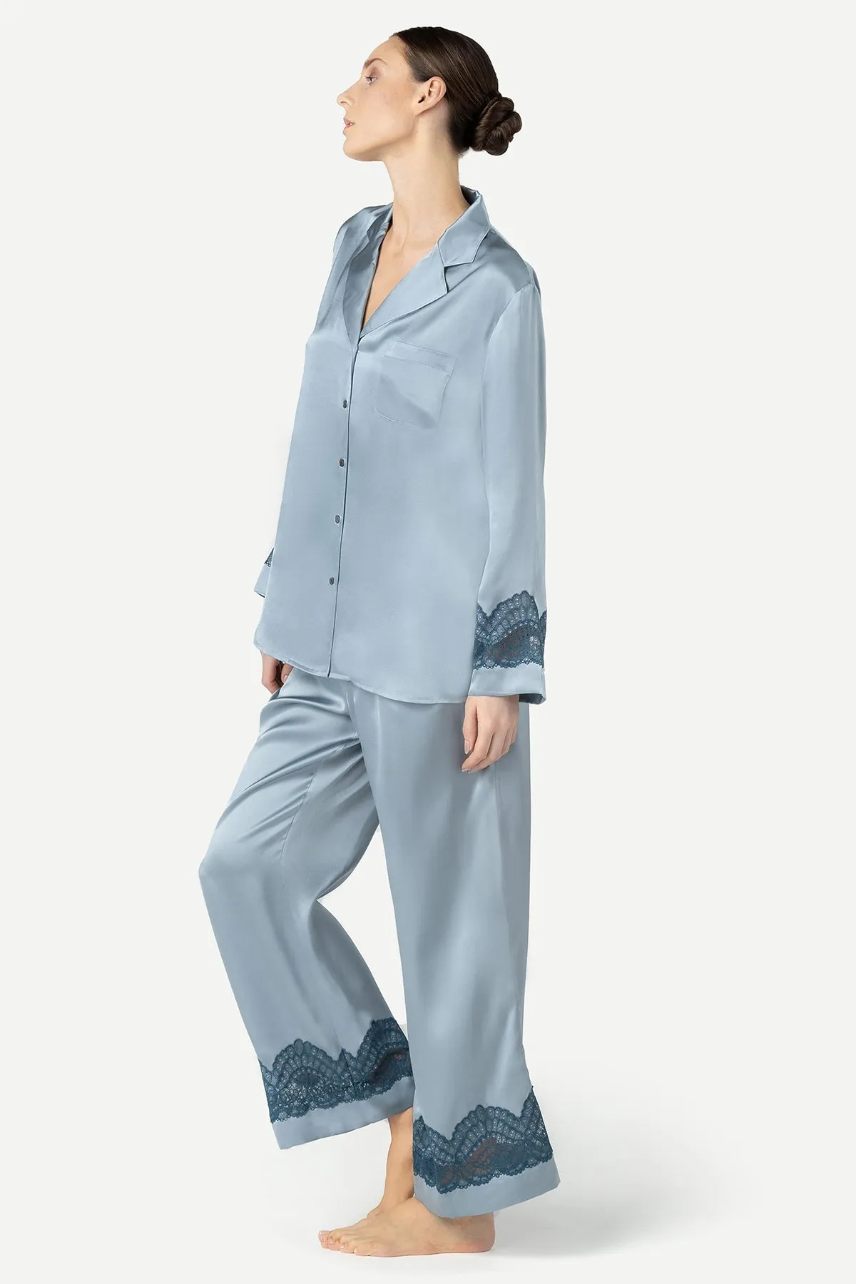 Alice Feminine Lounge Silk PJ Set