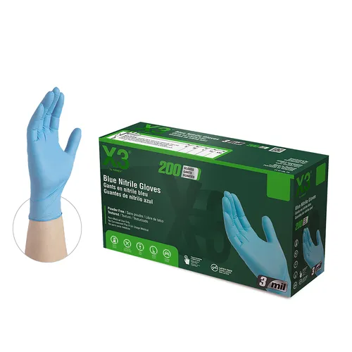 Ammex X3D42100 Disposable Gloves