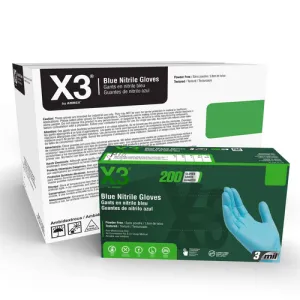 Ammex X3D42100 Disposable Gloves