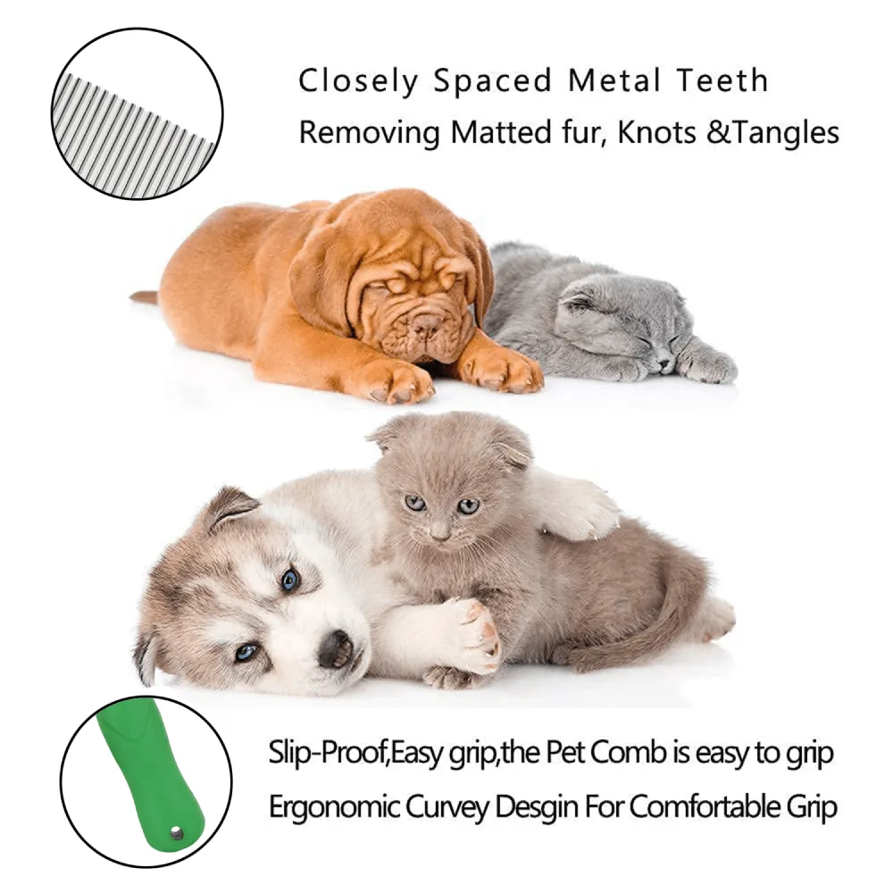Basil Double Sided Flea Comb for Dogs and Cats
