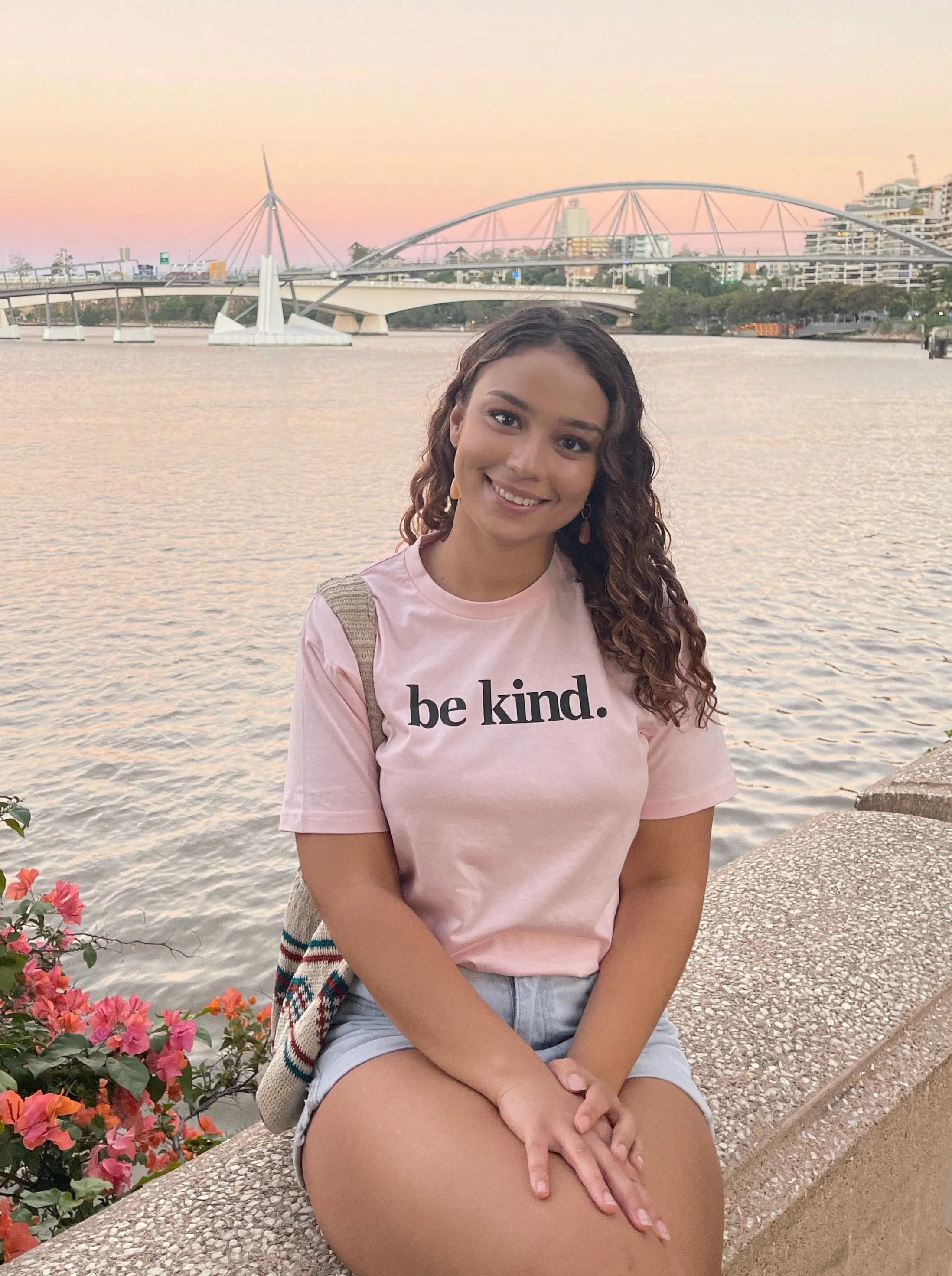 Be Kind. T-Shirt Pink