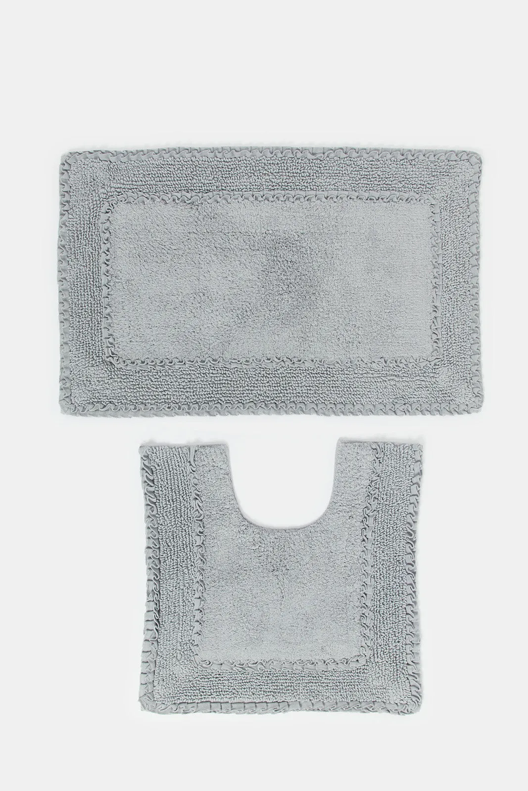 Beige Embellished Bathmat (2 Piece)
