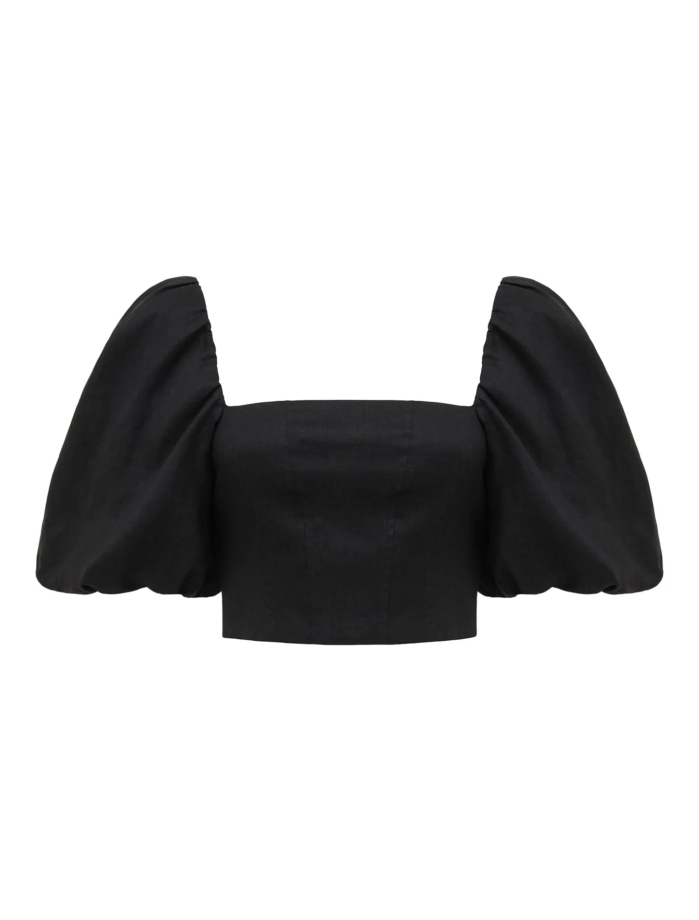 Briar Puff Sleeve Linen Top