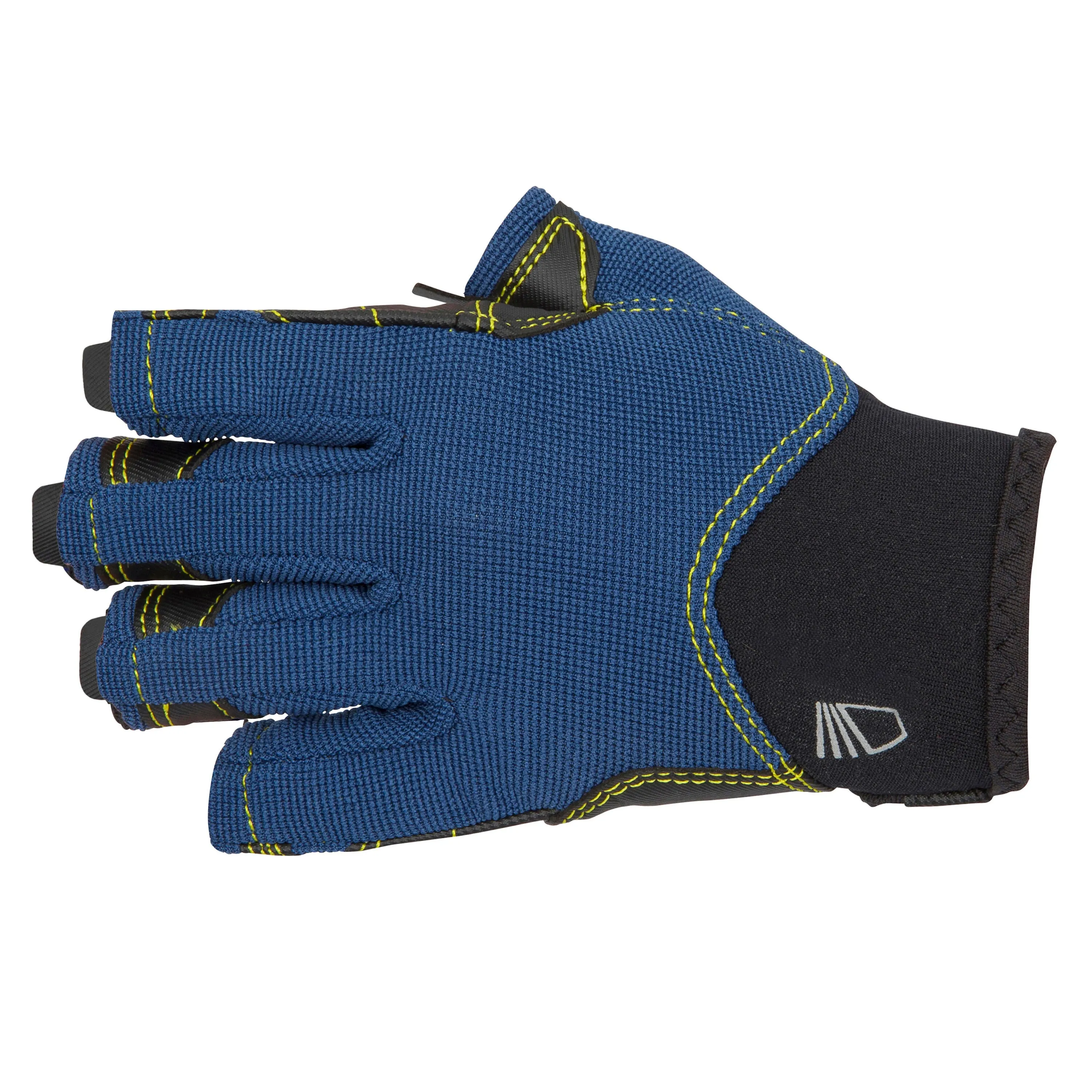 Children's half-hand sailing gloves Tribord 500, dark blue/black