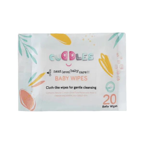 CUDDLES BABY WIPES 20PCS