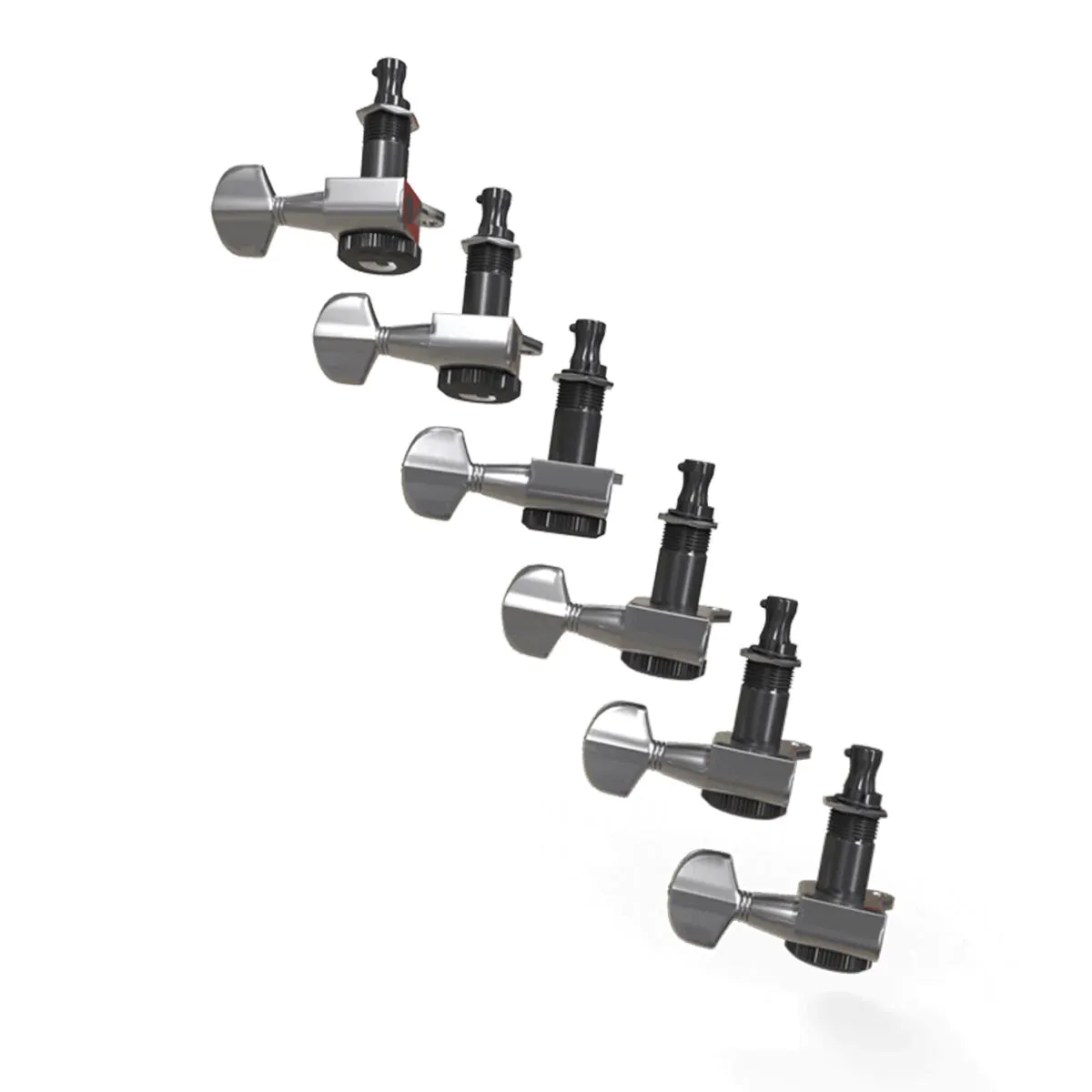 D'ADDARIO AUTO TRIM TUNING MACHINE 6 IN LINE CHROME