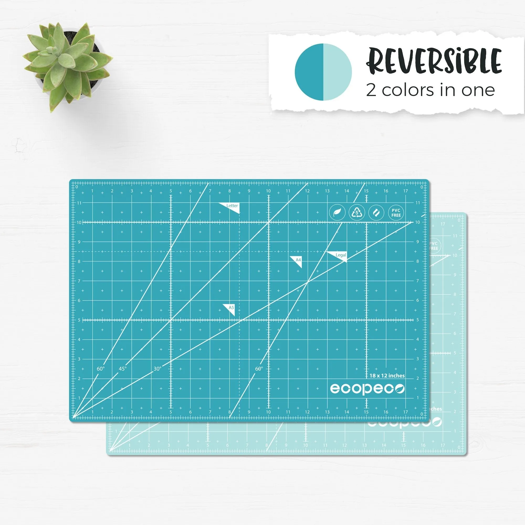 Ecopeco Reversible Cutting Mat - 18" x 24"