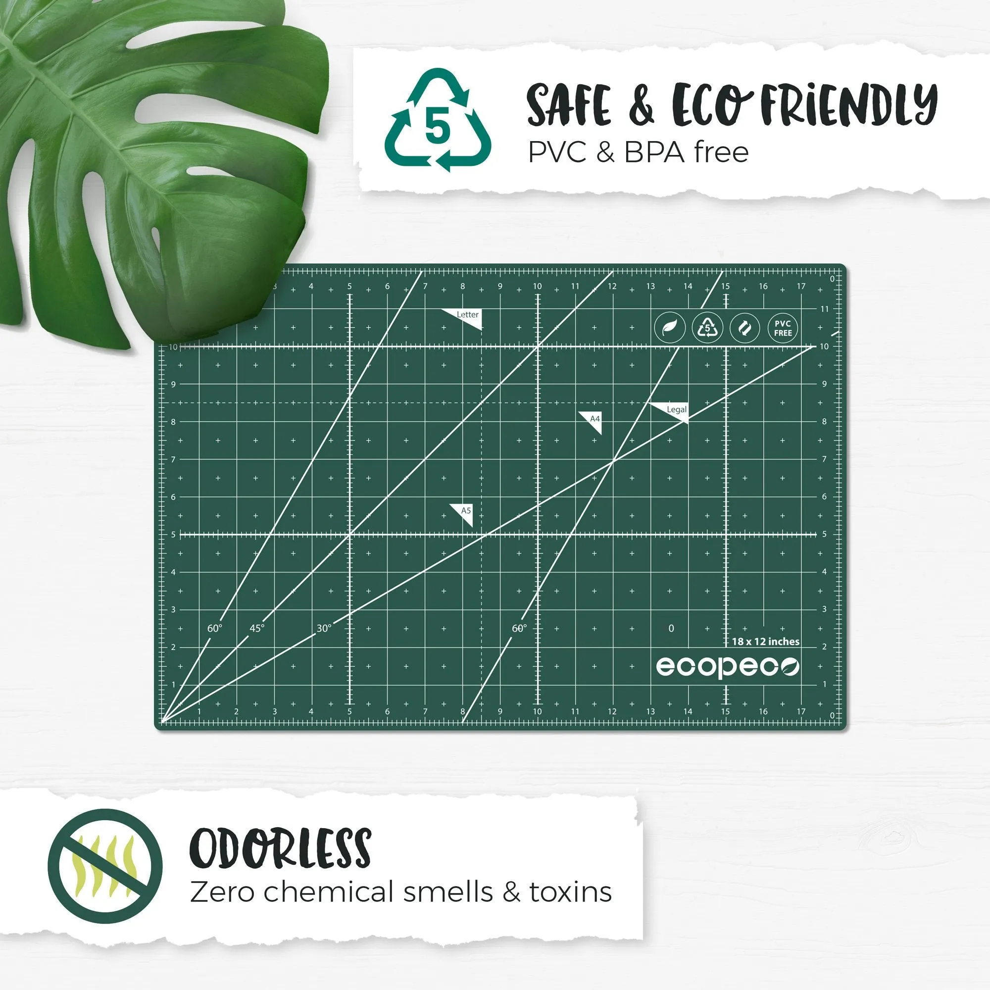 Ecopeco Reversible Cutting Mat - 18" x 24"