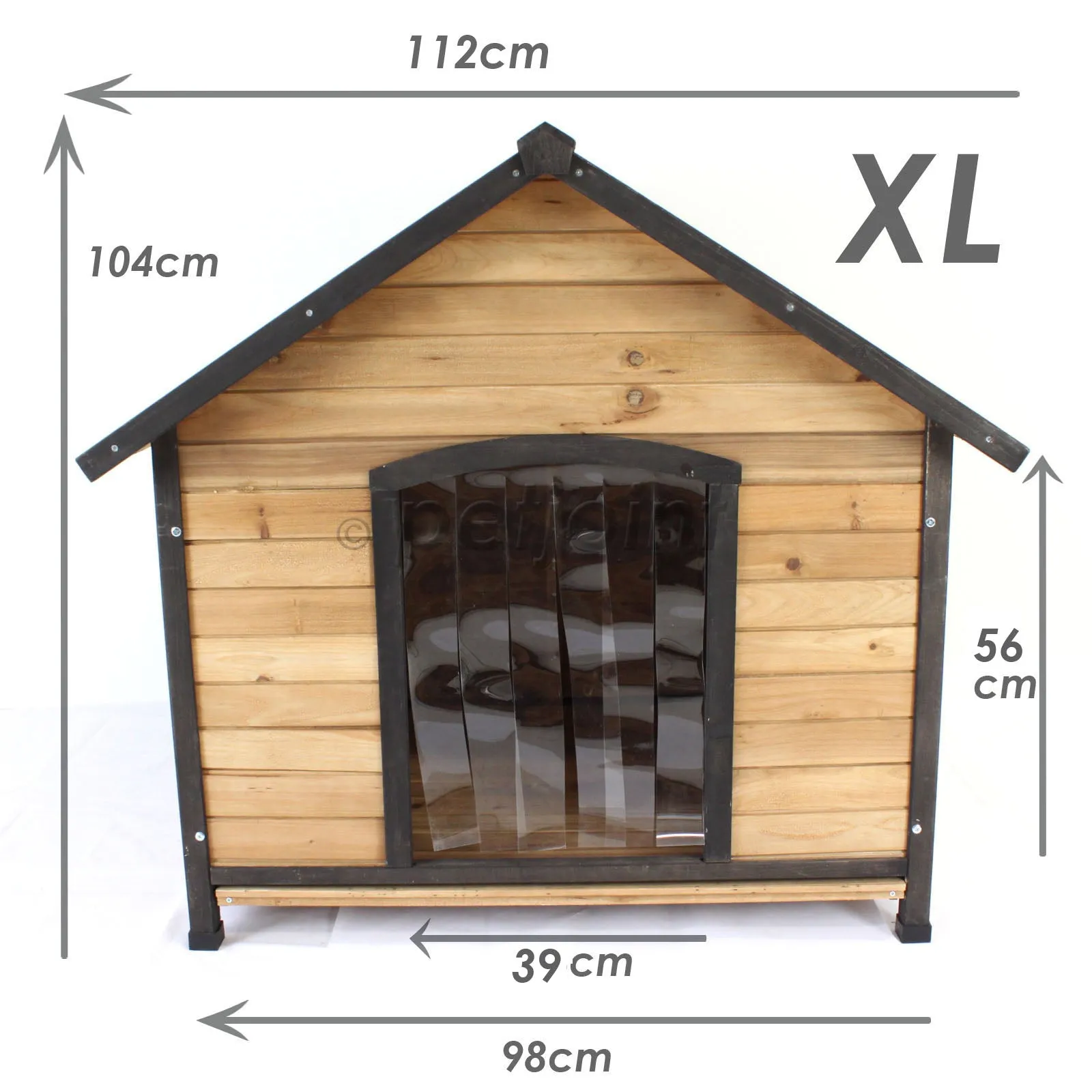 Extra Large Wooden Dog House Indoor Outdoor Pet Labrador Kennel
