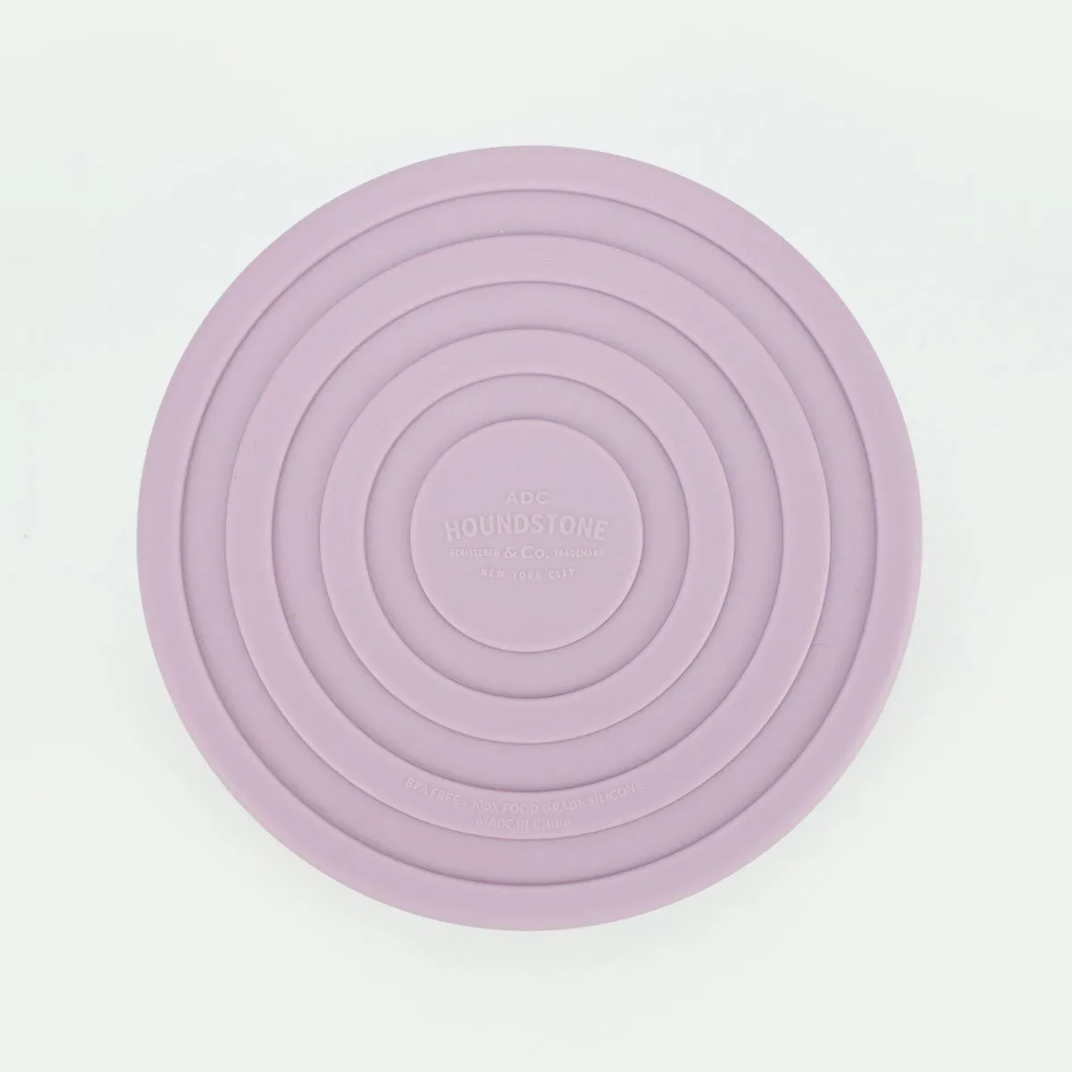 Food Grade Silicone Dog Bowl - Mauve, 4.5 Cups Volume, Dishwasher Safe, Non-Slip