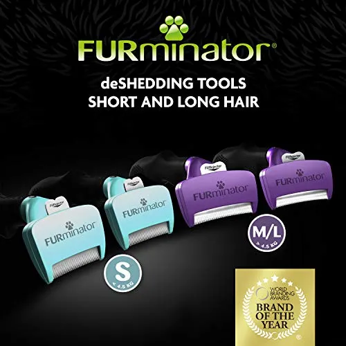 Furminator Undercoat Deshedding Tool for Small Short Hair Cats Under 4.5 Kg