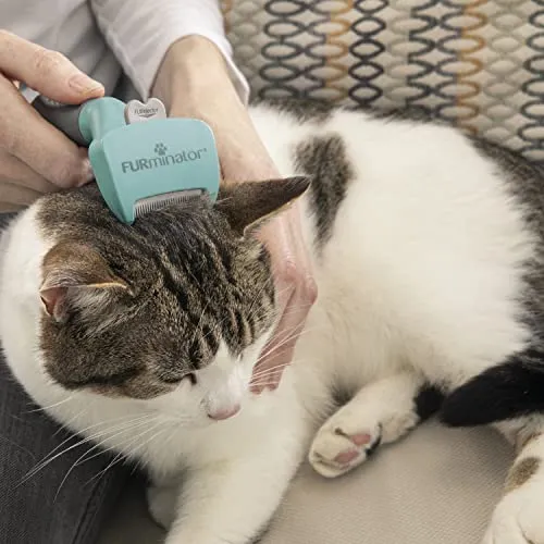 Furminator Undercoat Deshedding Tool for Small Short Hair Cats Under 4.5 Kg