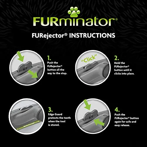 Furminator Undercoat Deshedding Tool for Small Short Hair Cats Under 4.5 Kg