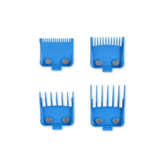 Gamma  Double Magnetic Tight Guards Cyan Blue (4 Pack)