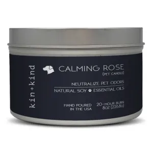Kin Kind Calming Rose Deodorizing Pet Candle 8oz