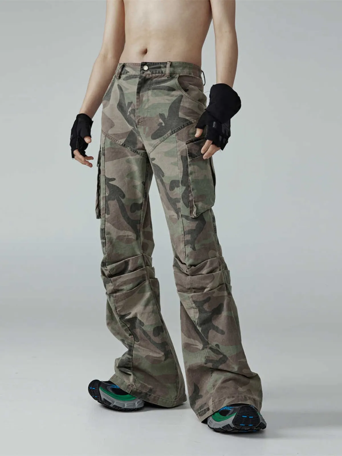 Large Pocket Casual Pants