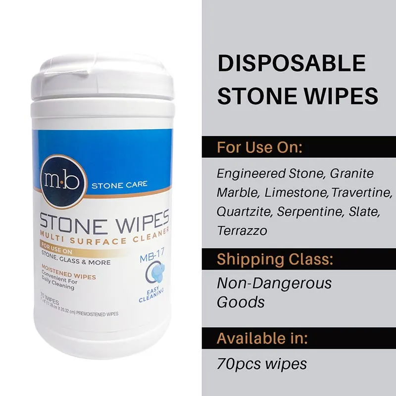 MB17 Stone Surface Wipes - 70pcs