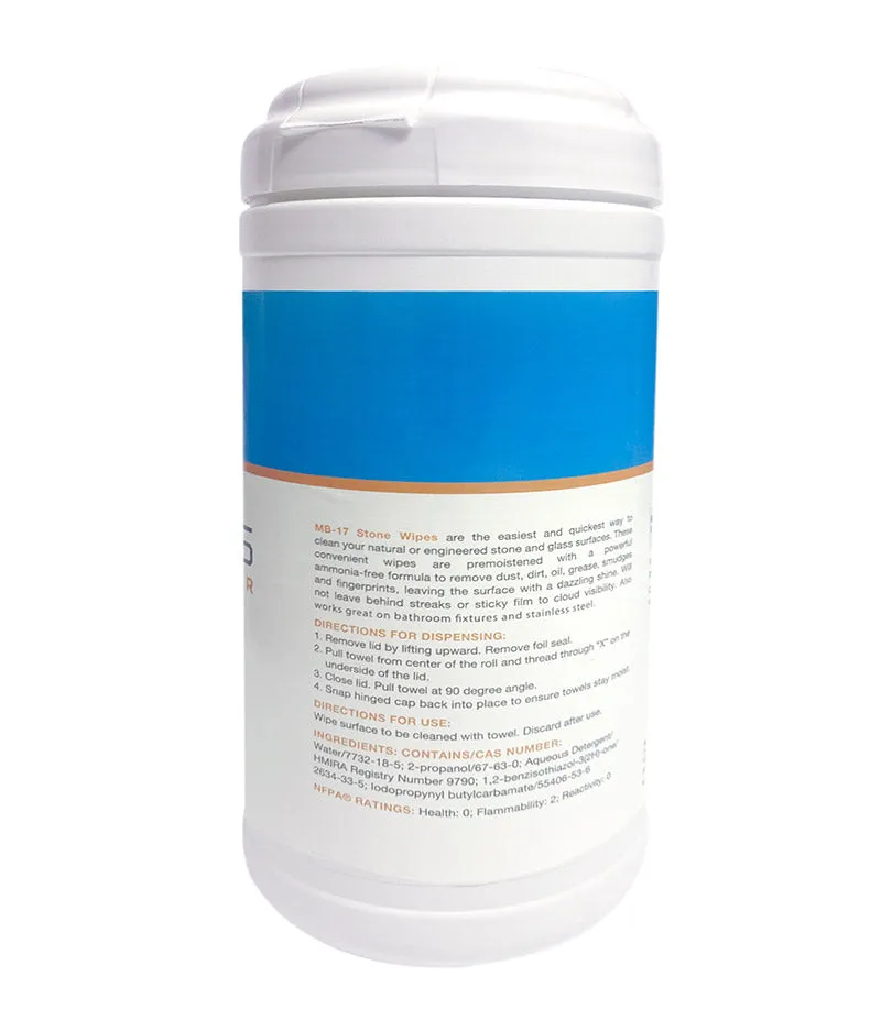 MB17 Stone Surface Wipes - 70pcs