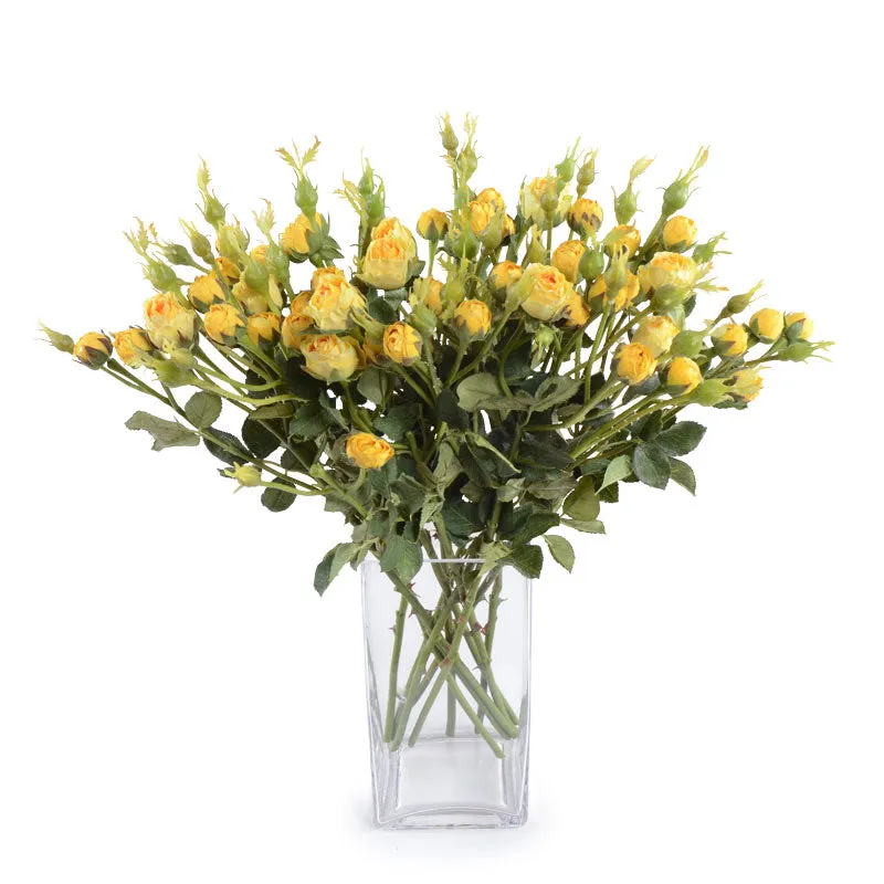Mini-Rose Bud Spray - Yellow