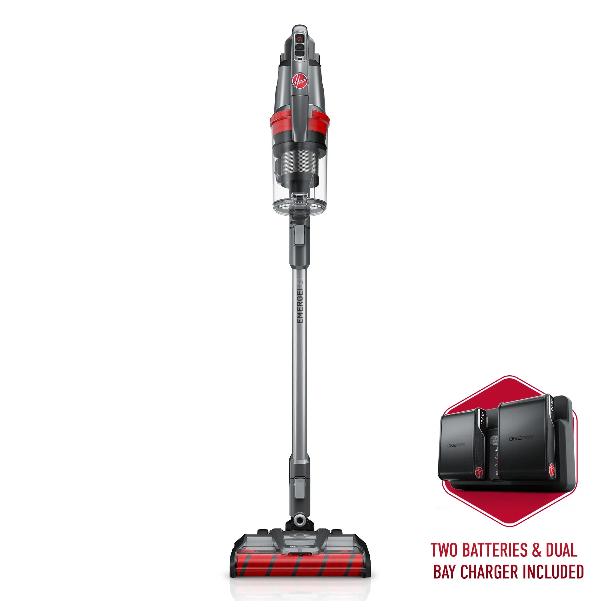 ONEPWR Emerge Pet with All-Terrain Dual Brush Roll Nozzle Two Battery Kit