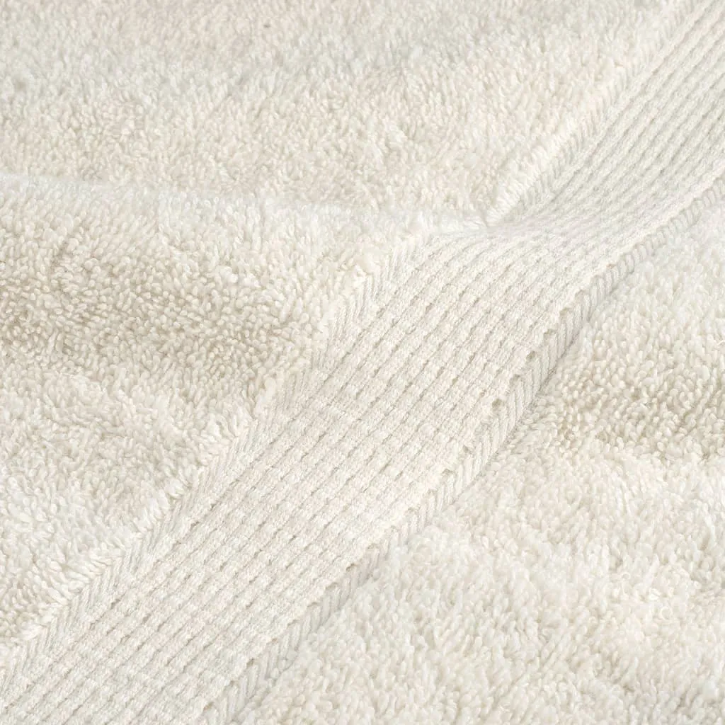 Premium Towels 10 pcs Cream 100x200 cm 600 gsm 100% Cotton