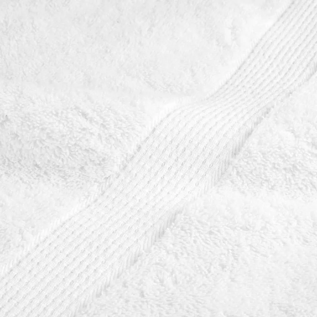 Premium Towels 2pcs White 100x200cm 600gsm 100% Cotton