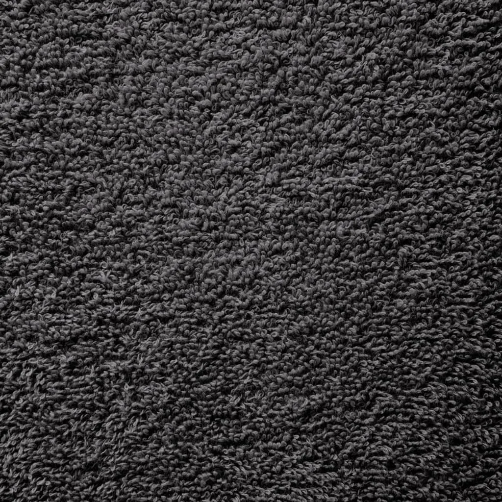 Premium Washcloths 10pcs Anthracite 30x30cm 600gsm 100% Cotton