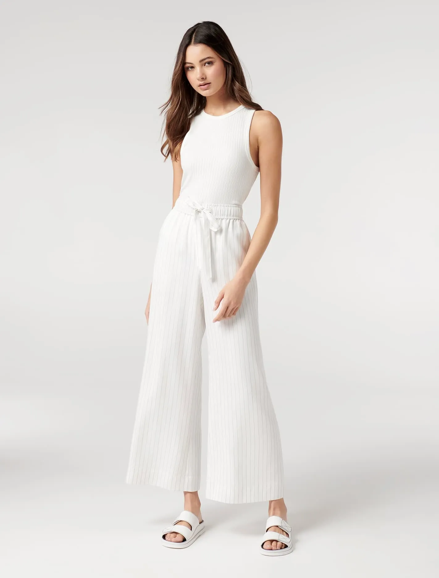 Ruby Stripe Wide Leg Pants