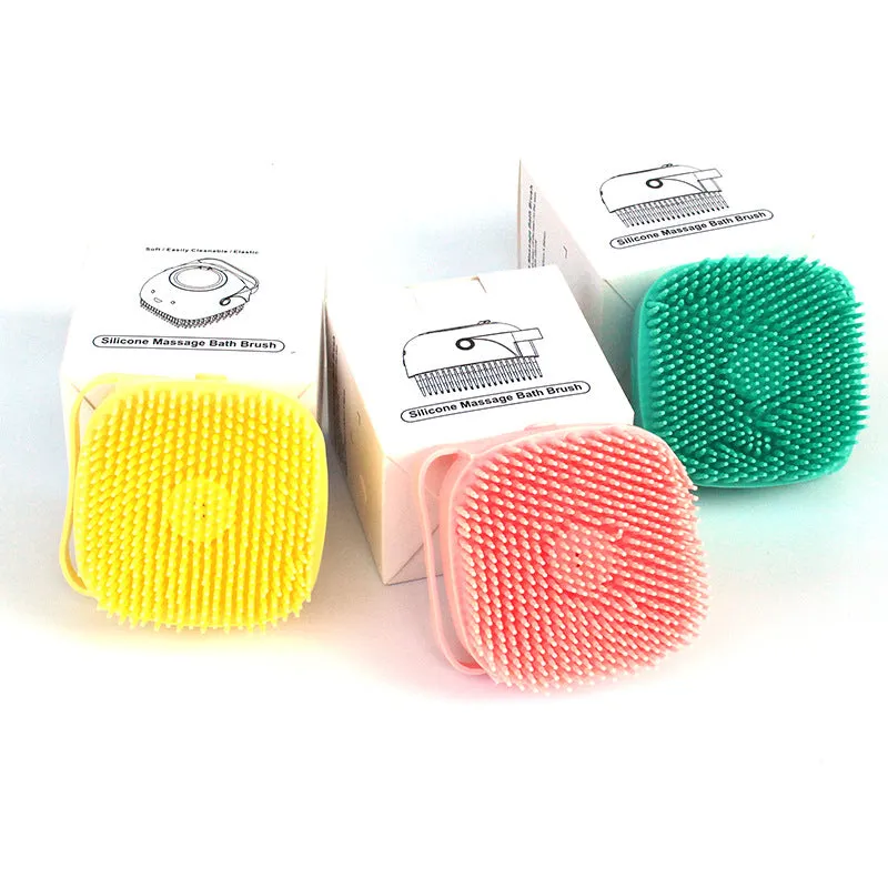 Silicone Pet Bath Massage Gloves Brush