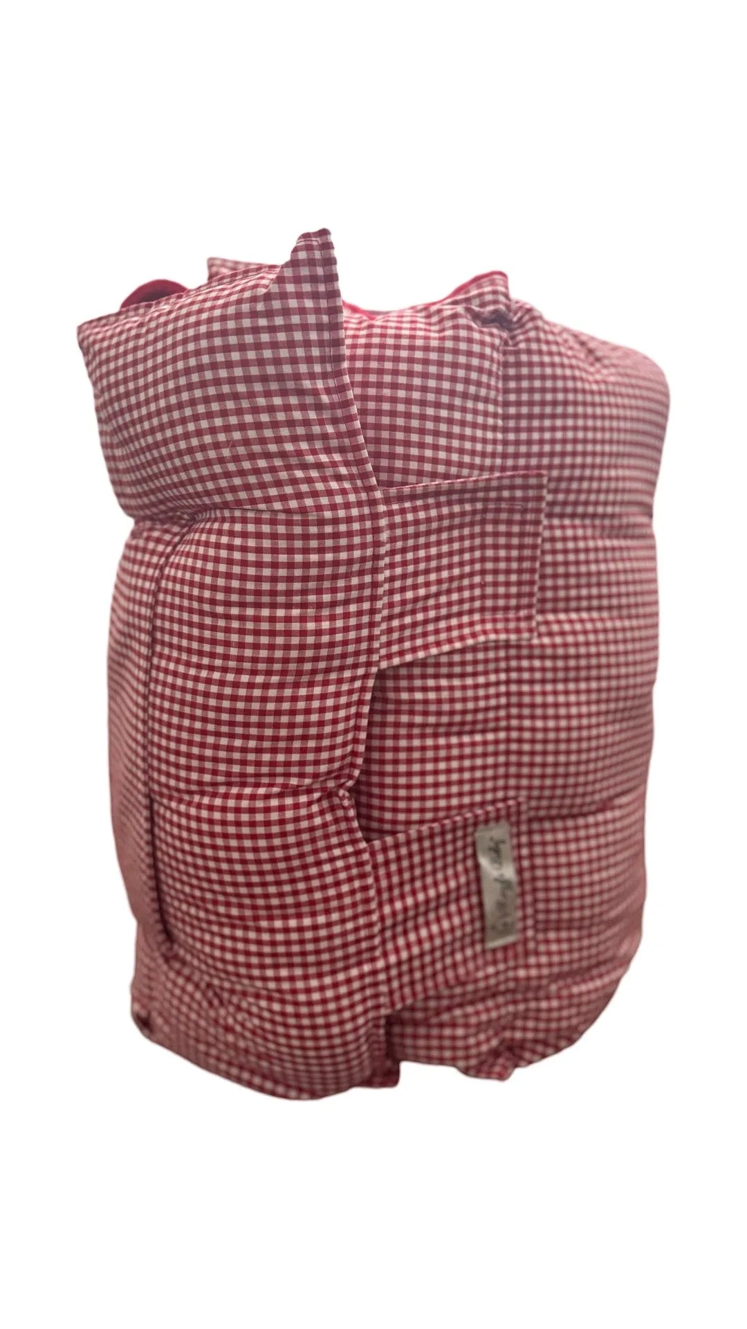 Small red & white gingham