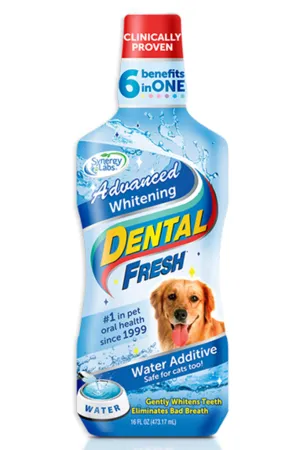 Synergy Labs Dental Fresh Advanced Whitening Water Additive 17oz