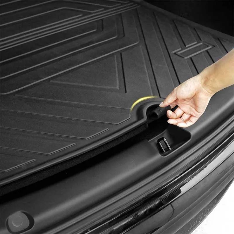 TAPTES Trunk Mat for 5 Seater Tesla Model Y 2024 2023 2022 2021 2020, All Weather Cargo Liner