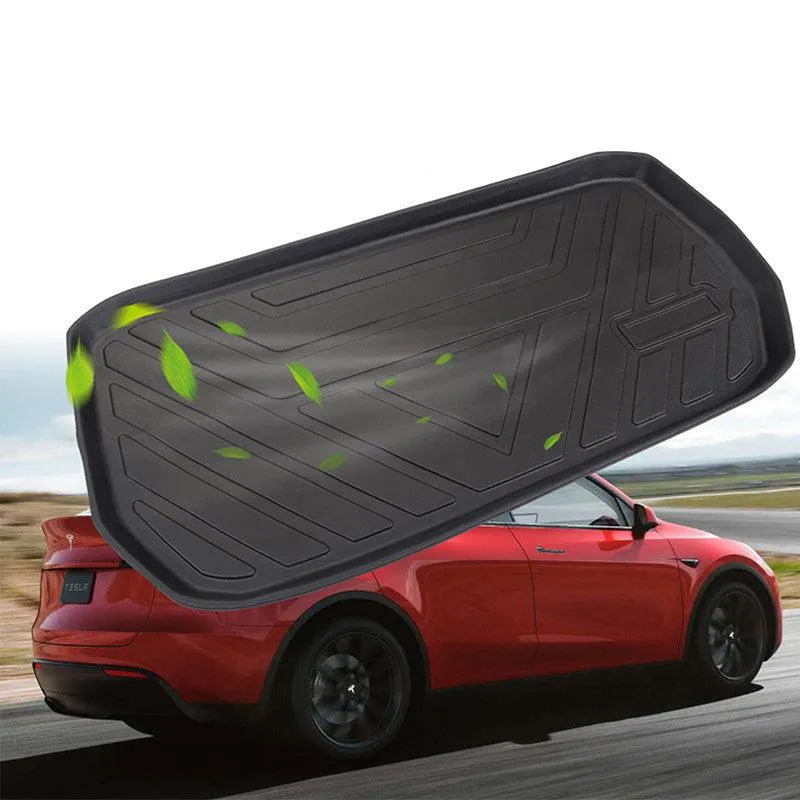 TAPTES Trunk Mat for 5 Seater Tesla Model Y 2024 2023 2022 2021 2020, All Weather Cargo Liner