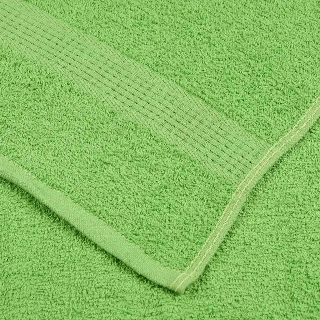 Towels 4 pcs Apple Green 100x200 cm 360 gsm 100% Cotton